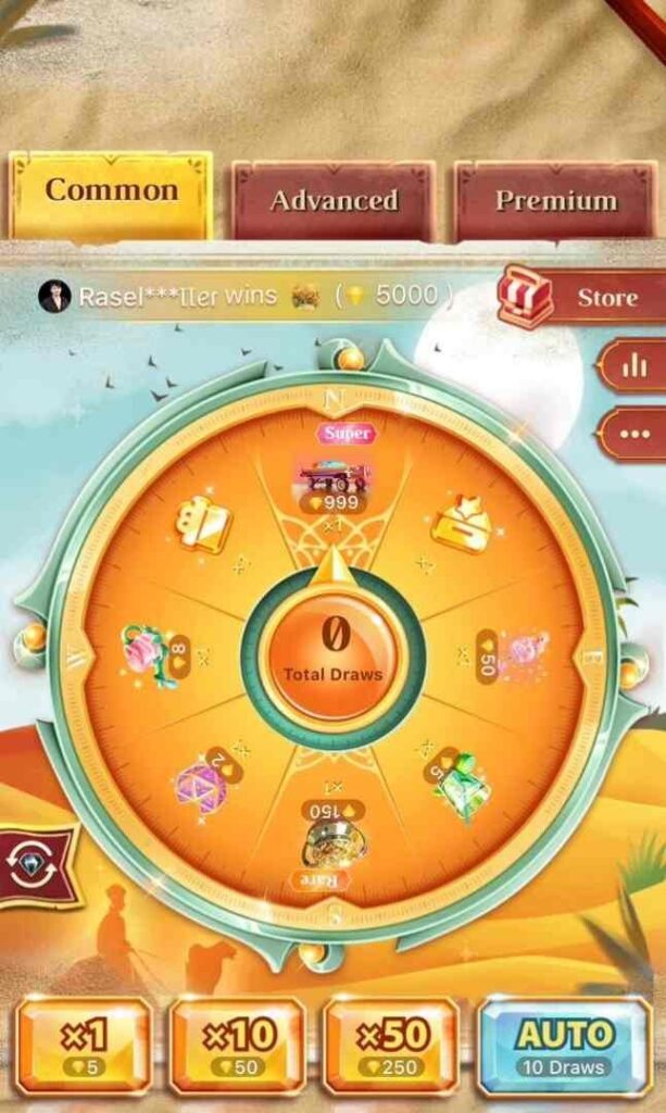 Spin the Wheel and Exchange Beans