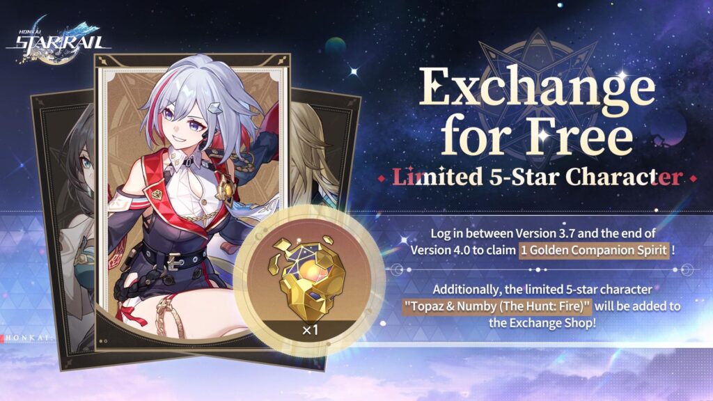 Honkai Star Rail Free Golden Companion