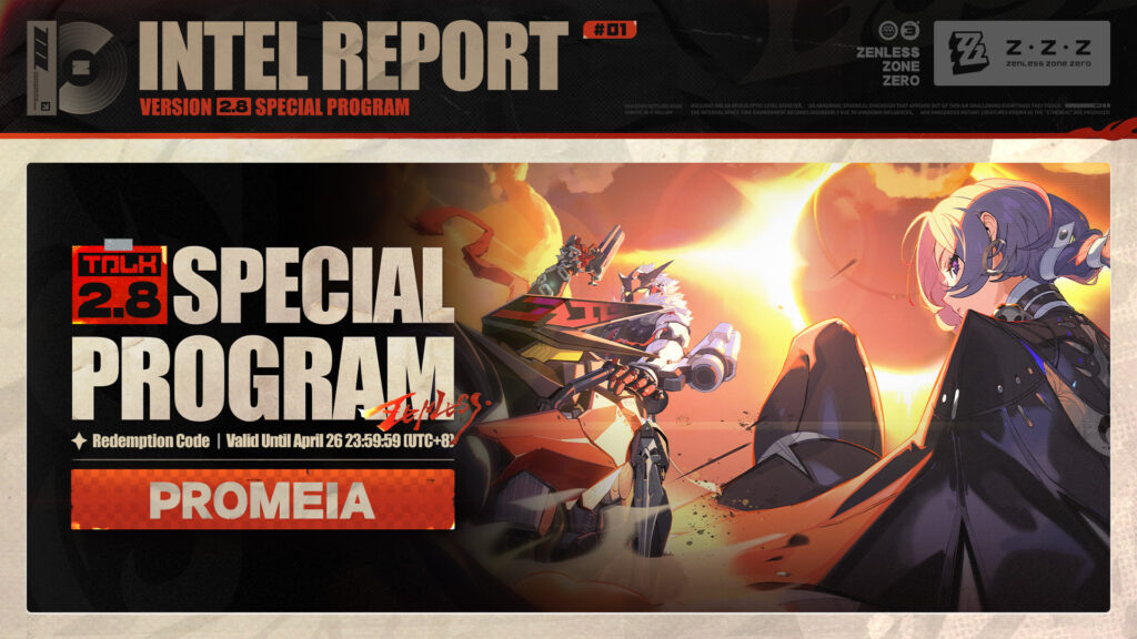 Zenless Zone Zero Version 2.8 Codes