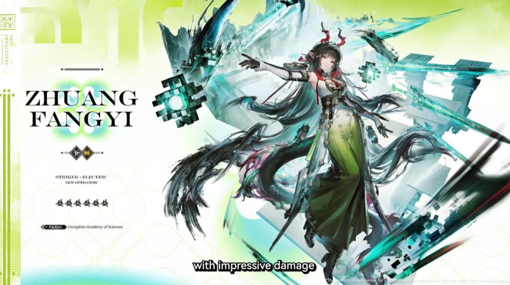 Arknights: Endfield Patch 1.2 Zhuang Fangyi