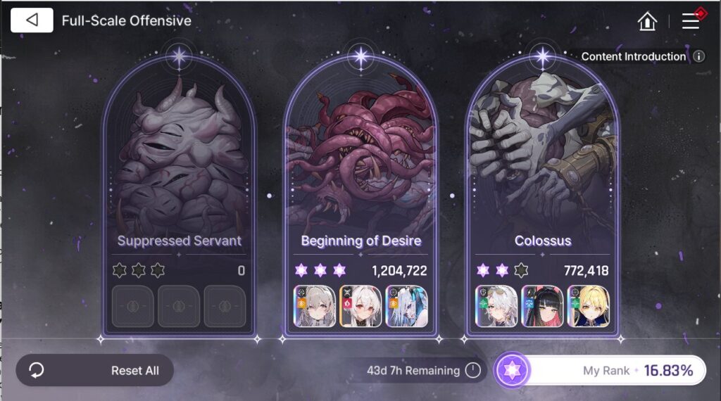 Chaos Zero Nightmare Full-scale Offensive