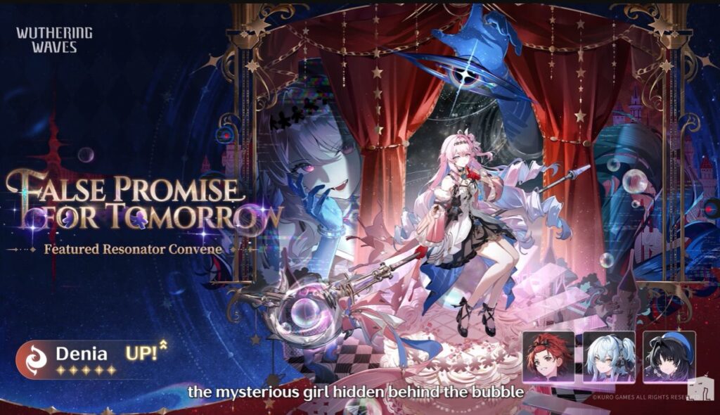 Wuthering Waves Denia banner