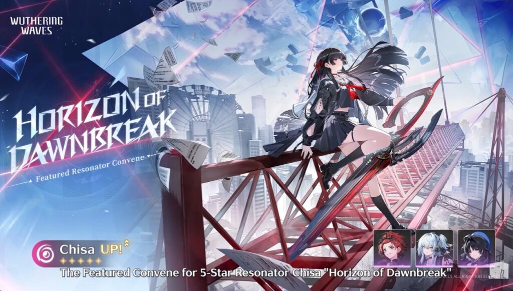 Wuthering Waves Chisa Banner