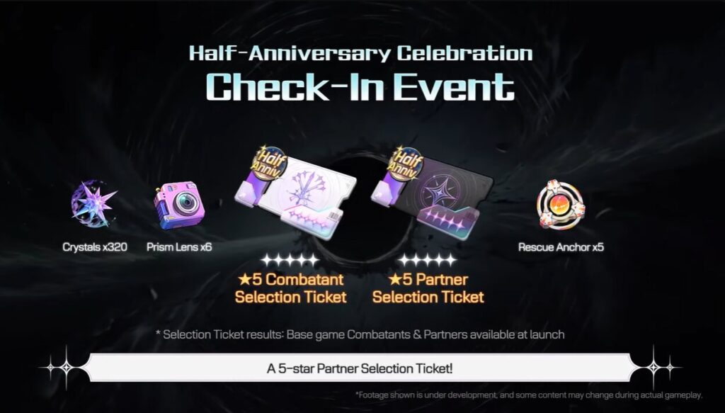 Chaos Zero Nightmare Half Anniversary Check In Event