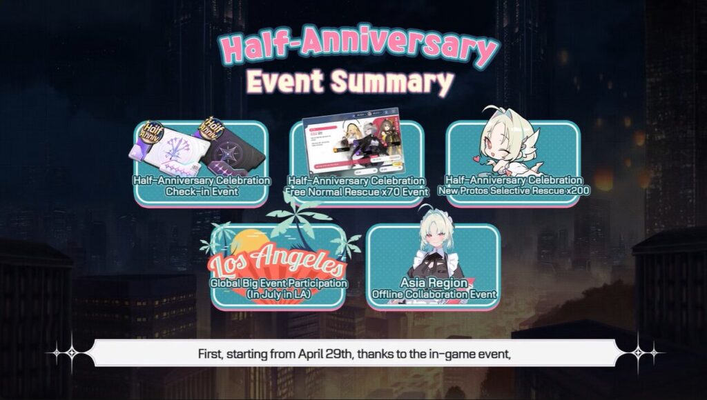 Chaos Zero Nightmare Half Anniversary Rewards