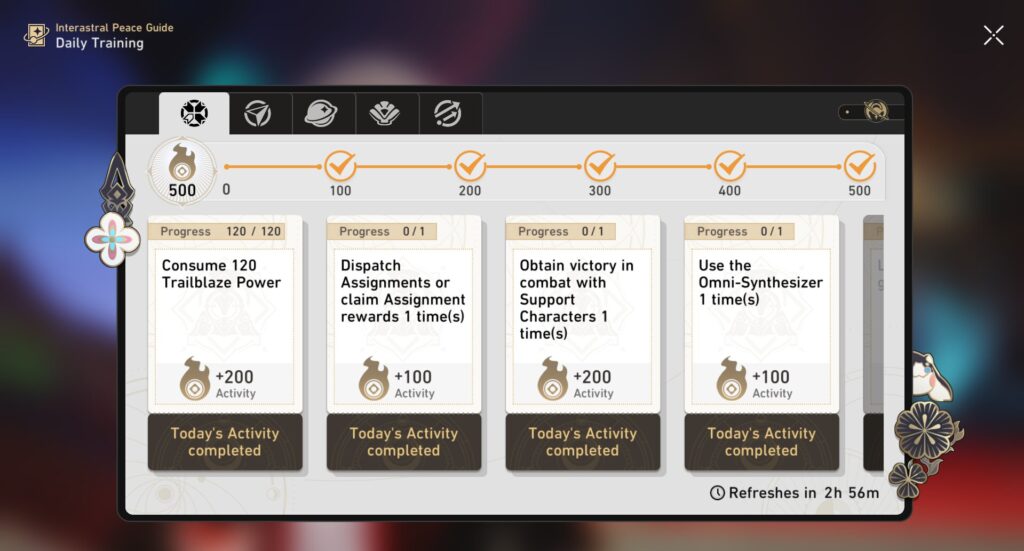 Honkai Star Rail 3rd Anniversary Dailies