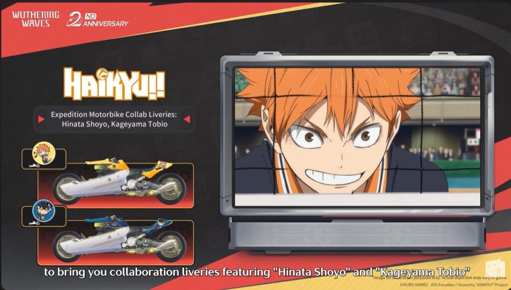 Wuthering Waves Haikyu!! Collaboration
