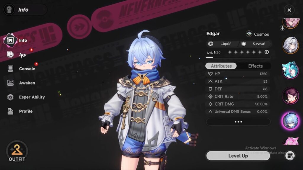 Edgar’s Stat Priorities