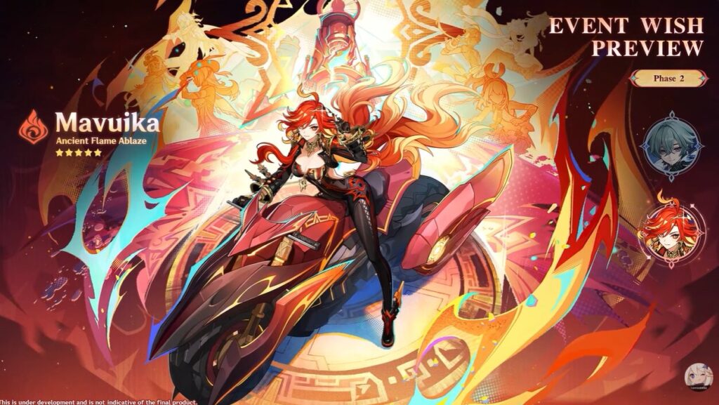 Genshin Impact 6.6 Luna VII Mavuika Banner