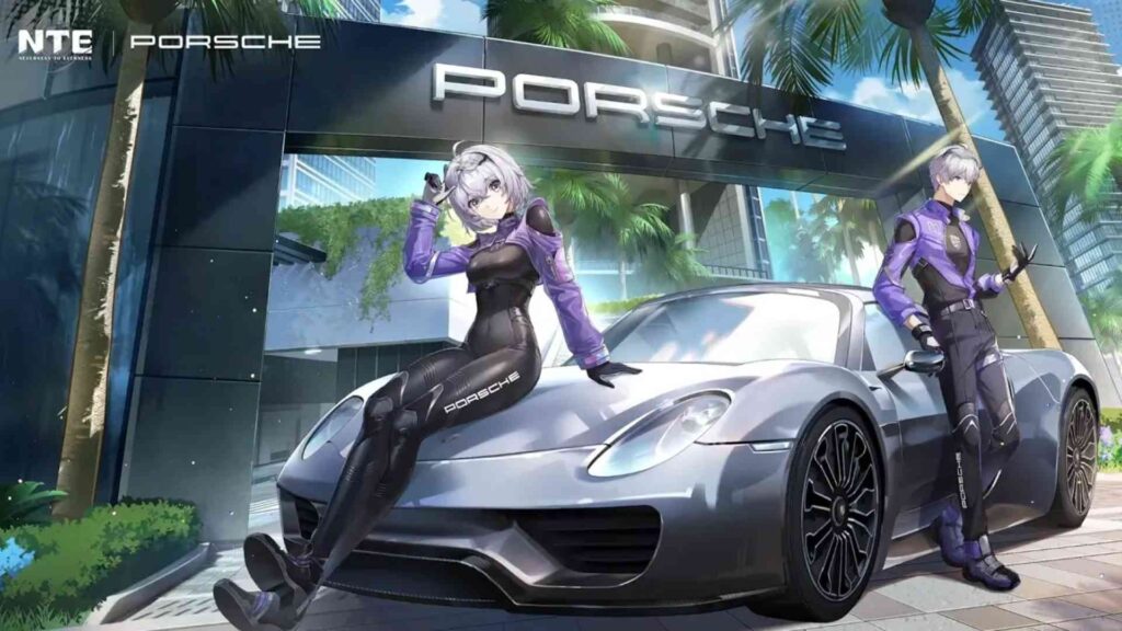 Neverness to Everness Porsche Collab