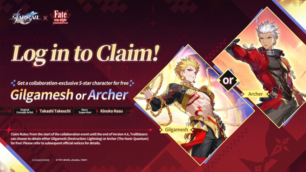 Honkai Star Rail Fate Collab Free 5-Star Character
